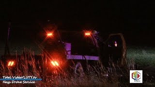 Rollover Crash 41st Street Curve, Hays, KS 10/20/19