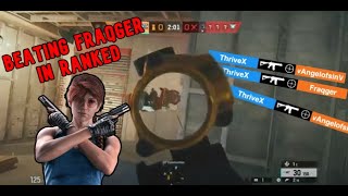 WINNING Against (Fake) FRAQGER in RANKED? | R6 Ranked Moments