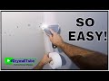 EASIEST WAY to Drywall Finish a Ceiling for Beginners!