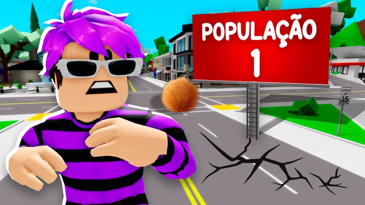 Eu Sou O ULTIMO HUMANO VIVO no BROOKHAVEN