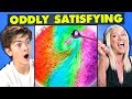 Generations React To Oddly Satisfying Compilation (Kinetic Sand, Slime, Shaving Cream Crocs)