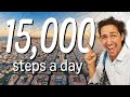 I walked 15,000 steps a day for 30 days.