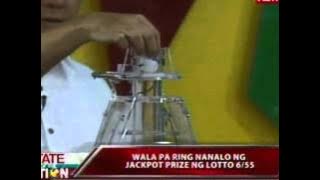 SONA: Wala pa ring nanalo ng jackpot prize ng Lotto 6/55