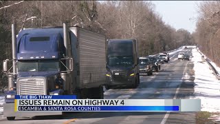 Escambia County drivers frustrated after Highway 4 closure