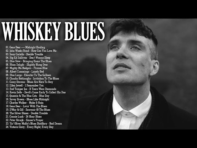 (Music for Man ) Relaxing Whiskey Blues Music - Modern Electric Guitar Blues - JAZZ & BLUES class=