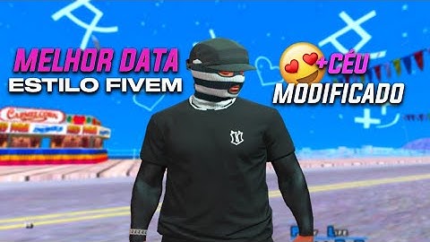 INCRÍVEL!! MELHOR DATA MODIFICADA ESTILO FIVEM (Céu Modificado & Anim de Radinho) SA-MP Android