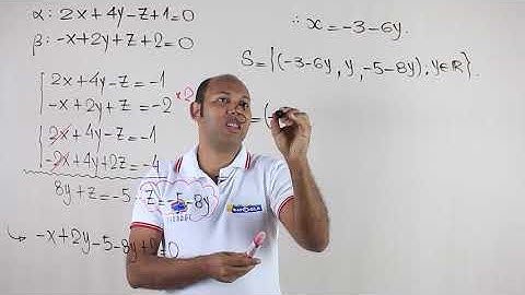 Como encontrar equação da reta de interseção de dois planos?