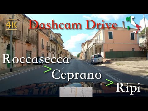 Scenic Drive (Lazio), Italy [Roccasecca⩾Ceprano⩾Ripi] September 2021 | 16:00 | ⛅