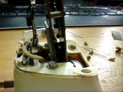 AEG Synchron desk clock - YouTube