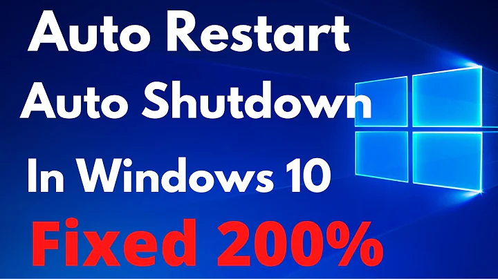 How to Stop Auto Restart Problem Windows 10 / 11 | Fix Laptop/PC Automatic Shutdown Problem