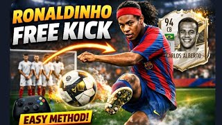 EA FC 26 – Easiest Ronaldinho Free Kick Trick (Genius or Fluke Objective screenshot 4