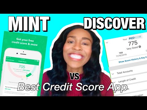 Best FREE App For Credit Score Breakdown: Mint vs Discover | Credit Score App