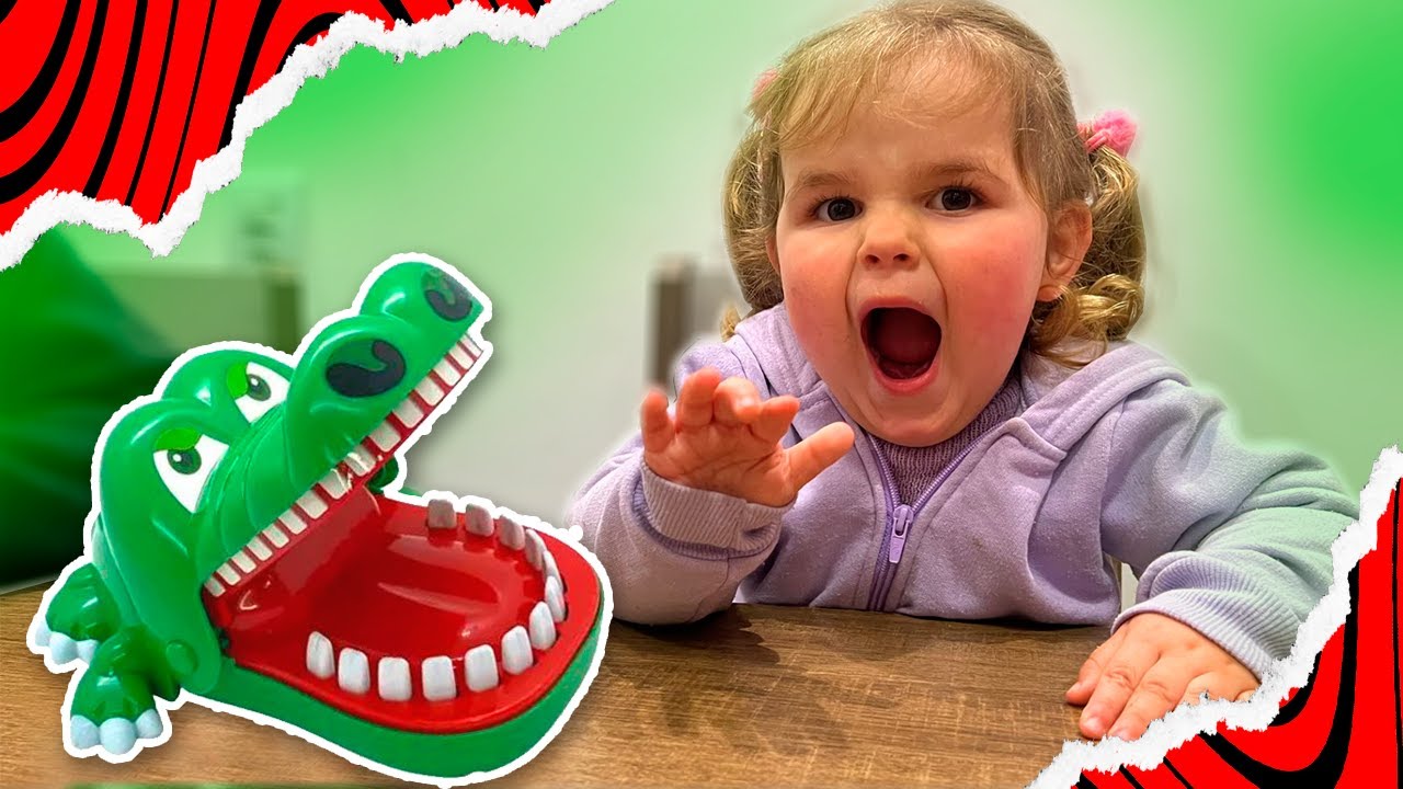 Jogo Crocodilo Dentista - Brinquedo Infantil Educativo Poli