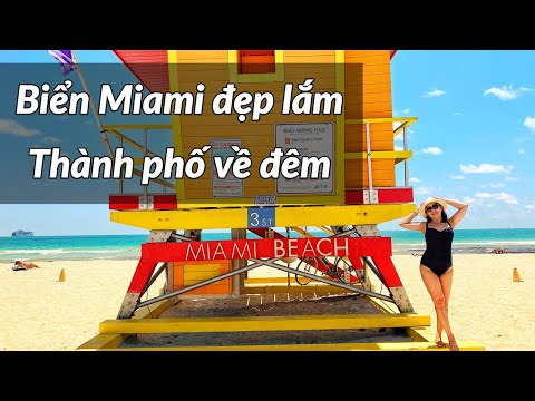 Video Một ngày ở biển Miami | cuộc sống về đêm ở đây!... - youtube