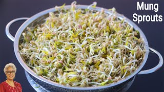 How to Sprout Green Moong (Mung) Beans At Home - How to Grow Sprouts At Home | Skinny Recipes screenshot 2