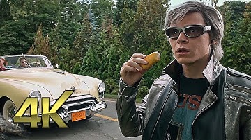 X Men Apocalipse 4K - Quicksilver saves everyone