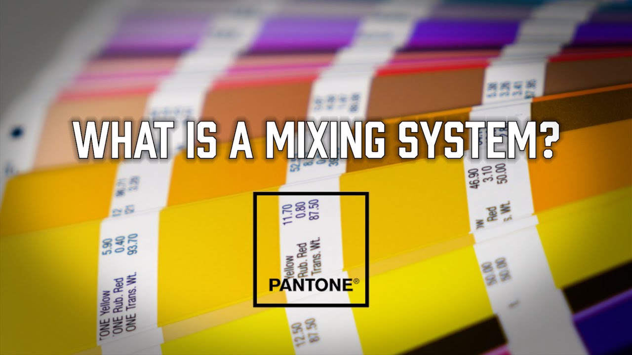 Are Mixing Systems and Pantone - YouTube
