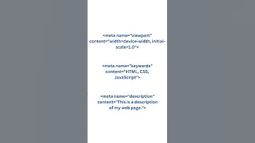 meta tag | html | webdevelopment | theelitecode | #shorts