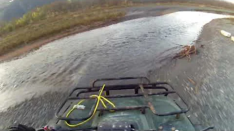 Calming four wheeler ride on the Scott Glacier tra...