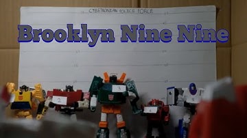 Brooklyn Nine Nine I Want It That Way Transformers Stop Motion recreation.