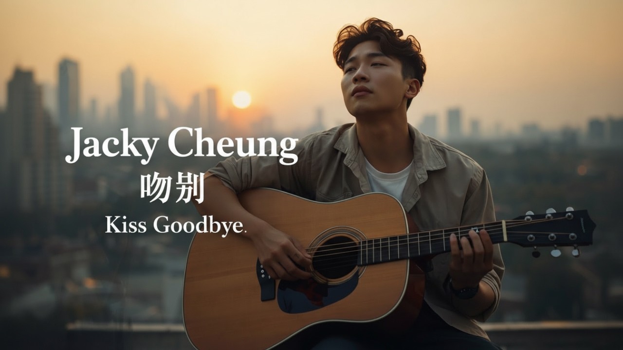 Jacky Cheung - 吻別 (Kiss Goodbye) | Emotional Sunset Acoustic AI Cover