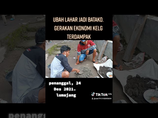 Dr. Budi, Semeru Relief. Ubah LAHAR Semeru jadi BATAKO. class=