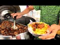 Filipino street food   beef pares and mami noodle soup  beef stew rice and noodles