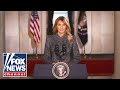 Melania Trump gives farewell address to the American people