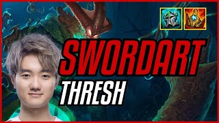 SWORDART - THRESH vs KARMA SUPPORT - NA CHALLENGER - PATCH 11.11