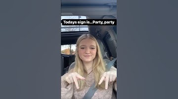 Thumbnail of Party in ASL #americansignlanguage #asl #educational #shortsvideo #kidstv #learninglanguages
