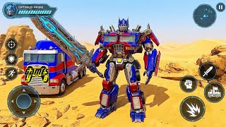 Futuristic Optimus Prime Transformers: Truck Robot City Battle 2026 Part 24 - Android Gameplay screenshot 4