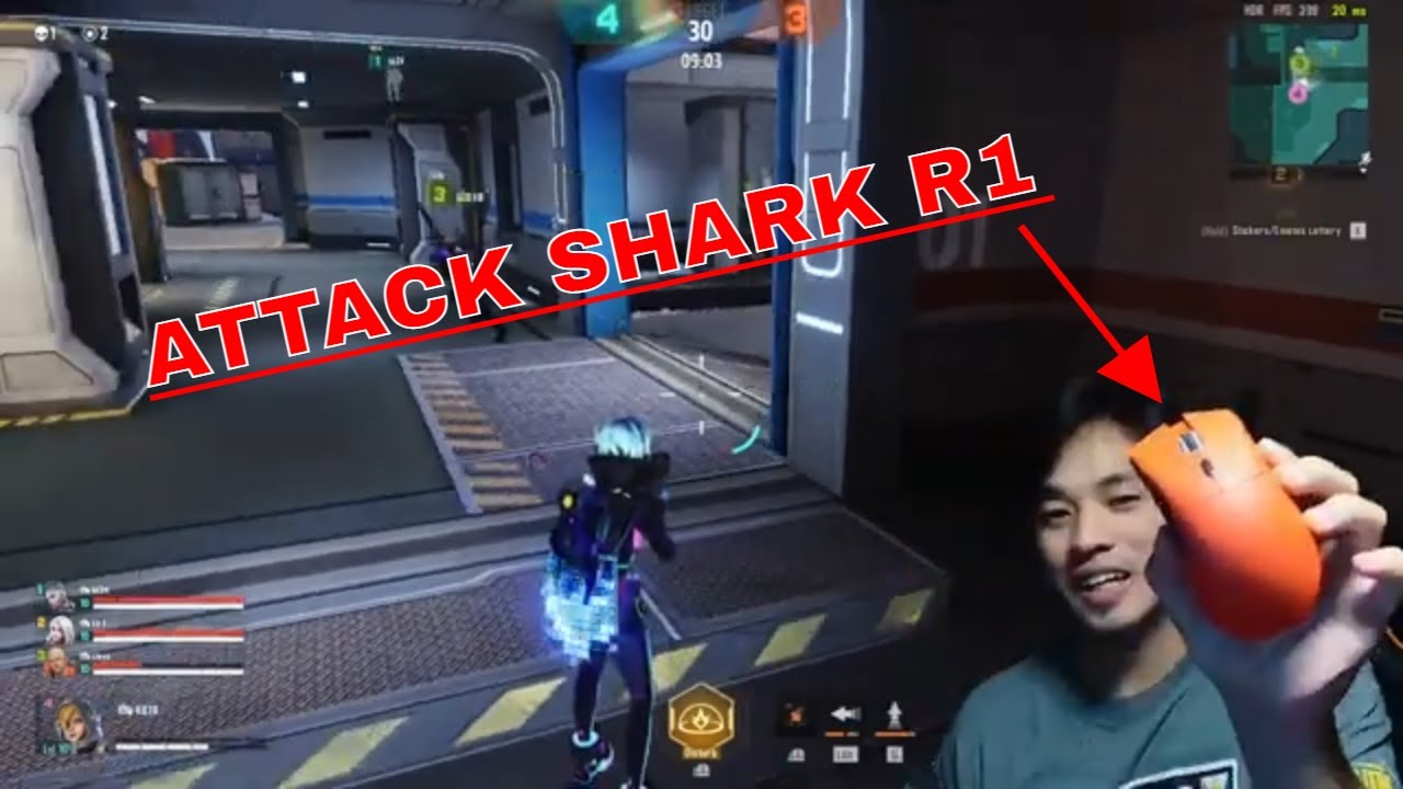 FARLIGHT 84 NO. 8 | ATTACK SHARK R1 (mouse testing session) - YouTube