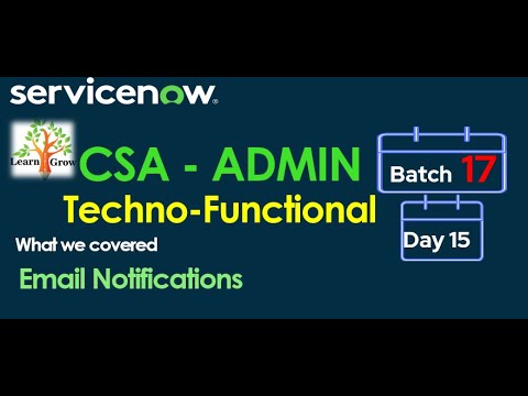 CSA Admin Batch17 | Day 15 | Email Notifications