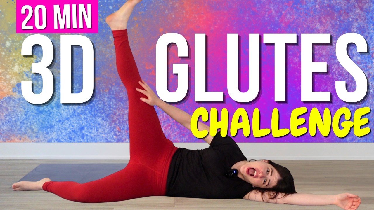 20 Minute Bodyweight Glute Workout | Booty Burnout | No Equipment, No Jumping  | Glute Medius