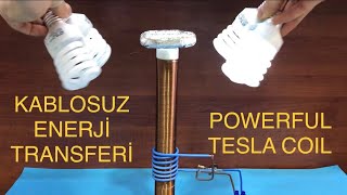 TESLA COIL - ОСВЕЩЕНИЕ TESLA COIL CONSTRUCTION - БЕСПРОВОДНАЯ ПЕРЕДАЧА ЭНЕРГИИ - ПОНИМАНИЕ ПОСТАВКИ 