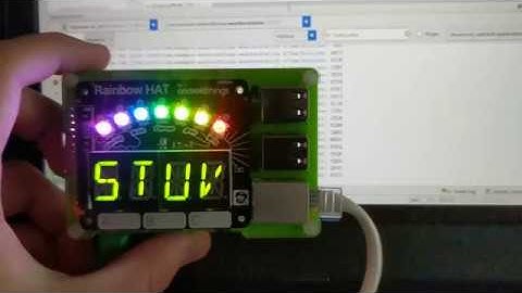 Android Things text display test