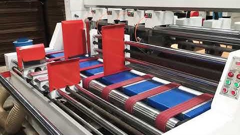 THIN BLADE SLITTER SCORRER WITH AUTO FEEDER