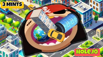 Swallowed Entire City In 3 Mints 😱🔥 | Hole.io |
