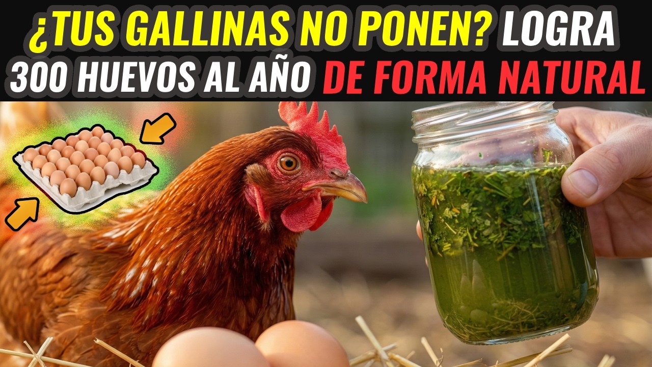 ¿Tus gallinas no ponen? 🥚 El método natural para lograr 300 huevos al año (SIN hormonas ni químicos)