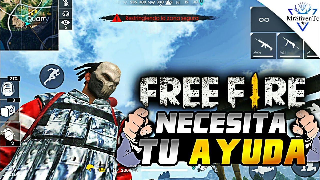 FREE FIRE NECESITA TU AYUDA!! OPINIONES ●MrStivenTc● gun games for kids