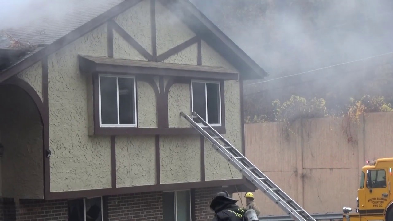 2nd alarm house fire in Salisbury Twp W Rock Rd and Lanze Ln YouTube