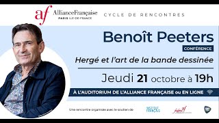 [CONFERENCE] 'Hergé et l'art de la bande dessinée' par Benoît Peeters