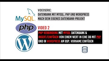 PHP Verbindung mit mysql Datenbank & Insert und einfügen von einem Wert in eine DB mit PHP
