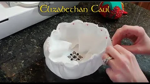 How to Make a Simple Elizabethan Caul with Embroid...