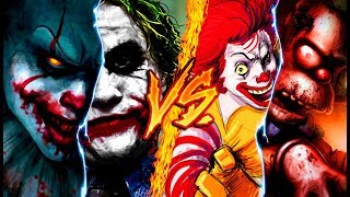 PENNYWISE & JOKER VS. RONALD MCDONALD & KRUSTY ║ COMBATES MORTALES DE RAP ║ JAY-F FT VARIOS ARTISTAS