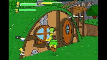 Longplay #11 The Simpsons Game PS2 NeverQuest/Eleventh Level (trigger warning Lol)