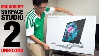 Unboxing the Microsoft Surface Studio 2