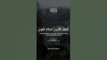 سورة الحشر - سبحان الله عما يشركون - محمد صديق المنشاوي - مدار ترند MadarTrend