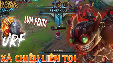 LMHT Tốc Chiến | ZIGGS quẩy URF xả chiêu liên tục lụm luôn pentakill - Lu TC
