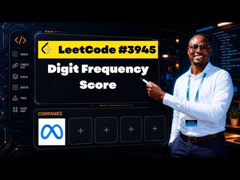 Stop Using HashMaps for Digit Problems — Digit Frequency Score Explained